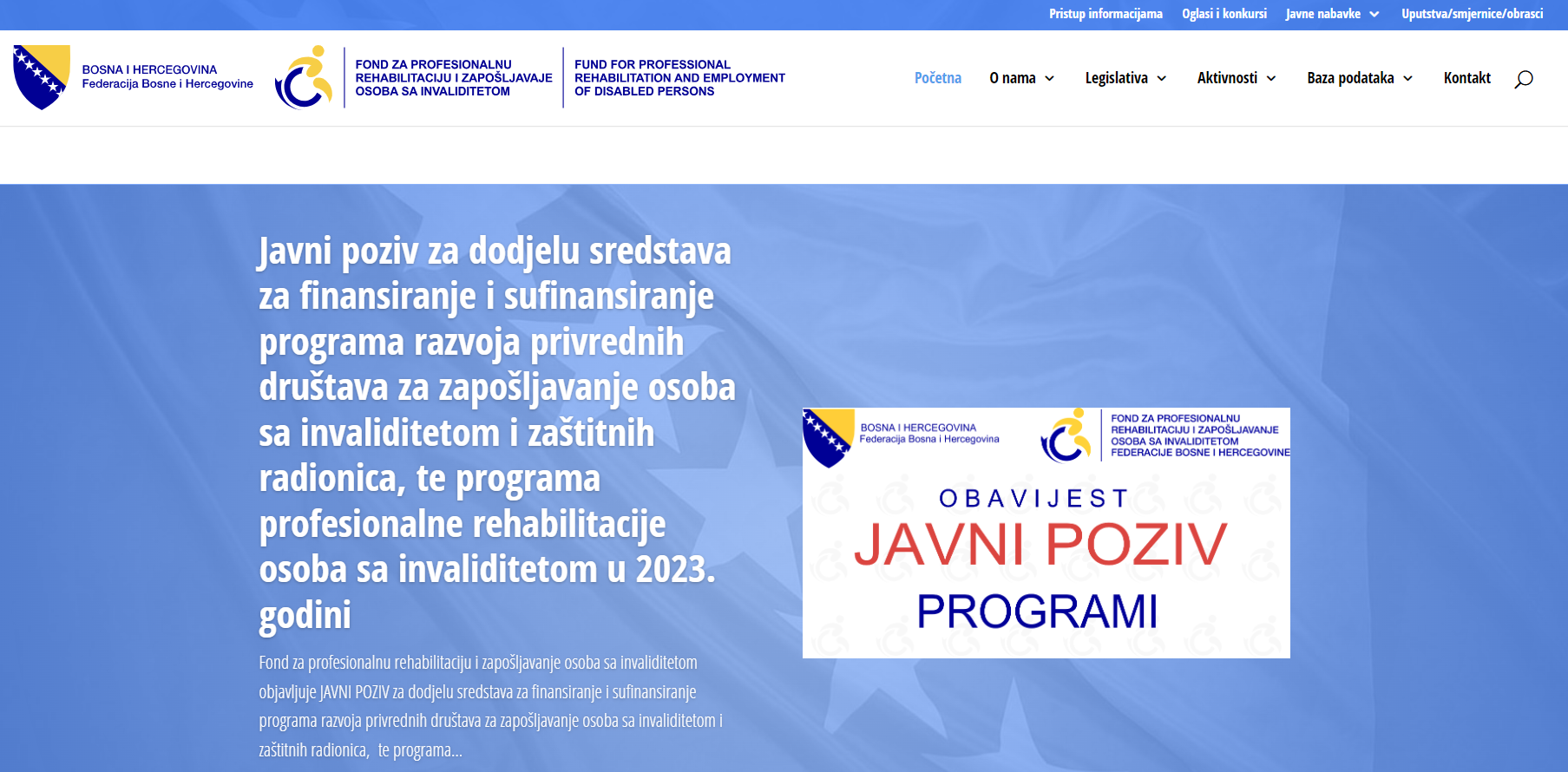 FMRSP: U toku su javni pozivi za podršku zapošljavanja osoba sa invaliditetom