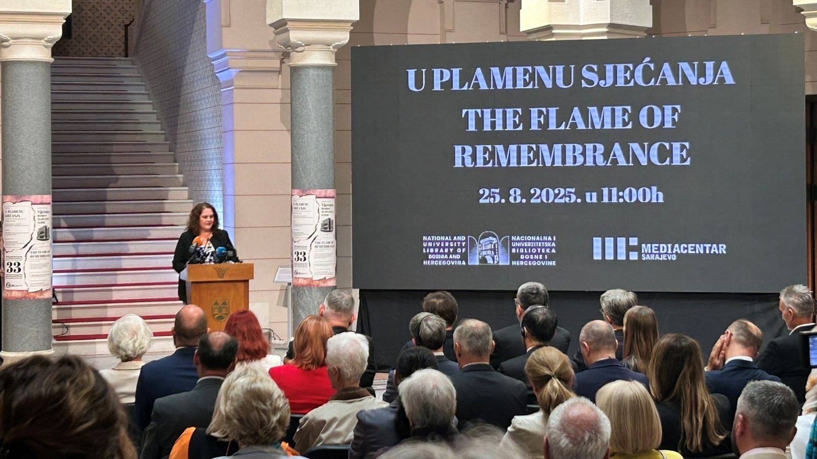 Ministrica Duraković: Ne dozvolimo da Nacionalna i univerzitetska biblioteka BiH ostane zaboravljena