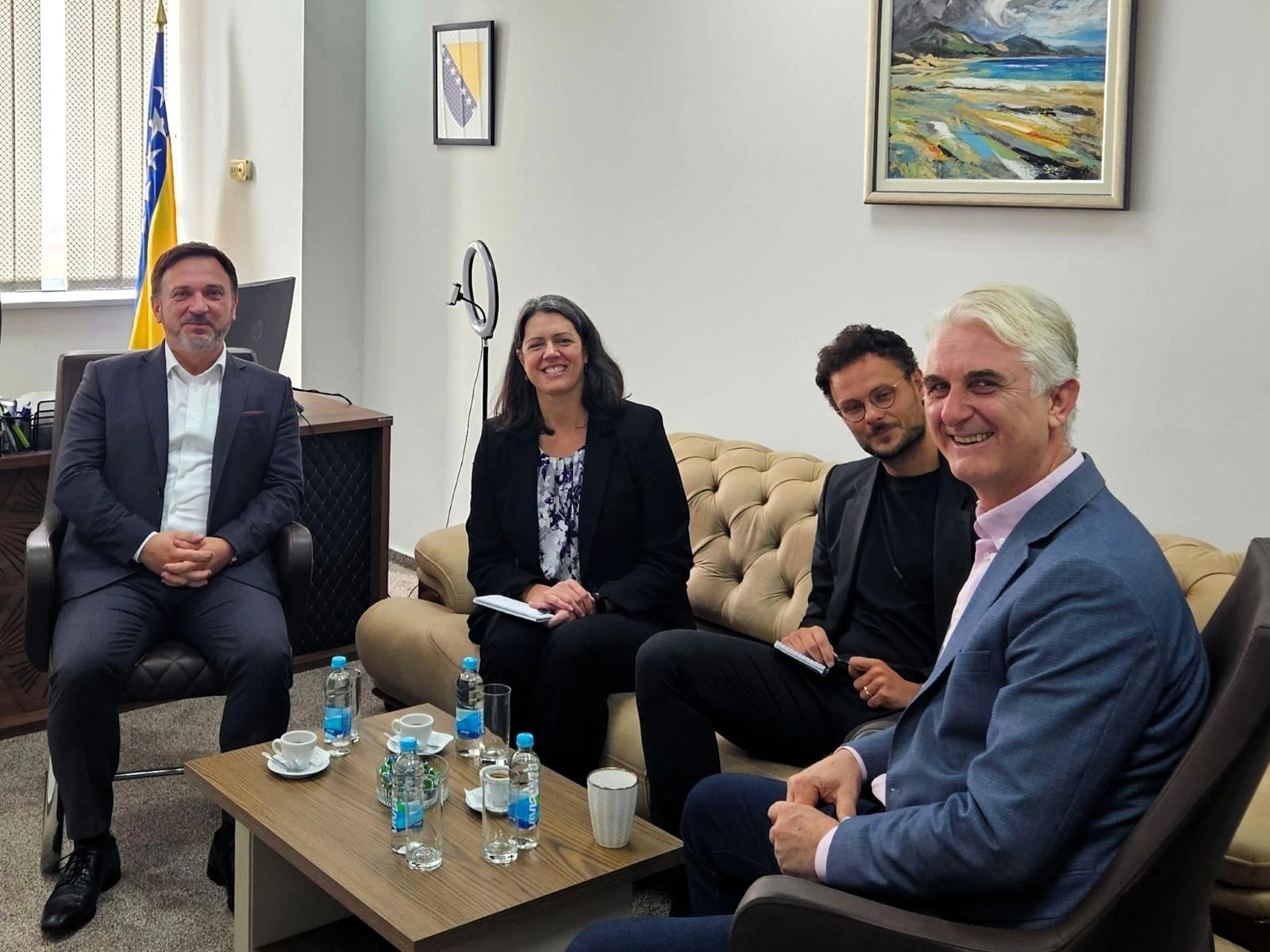 Ministar Hasičević razgovarao sa šeficom Ekonomskog odjela Ambasade SAD-a