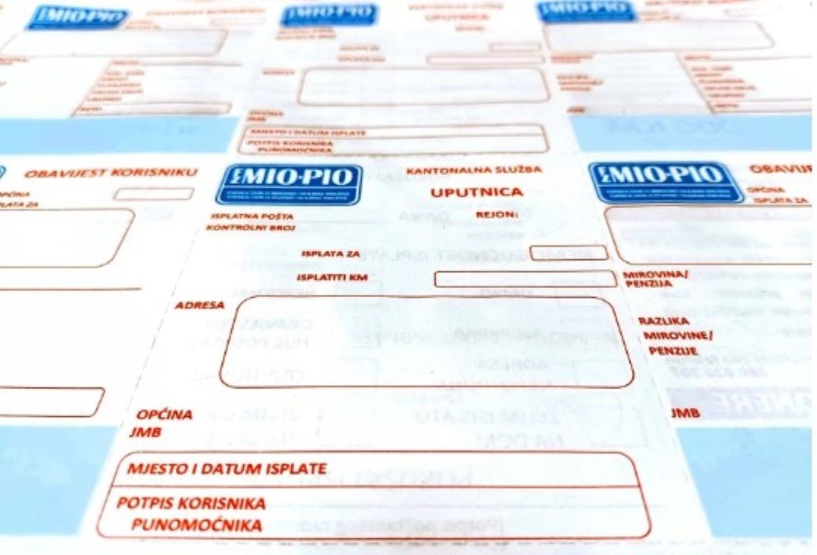 Danas isplata augustovskih penzija za 460.260 korisnika