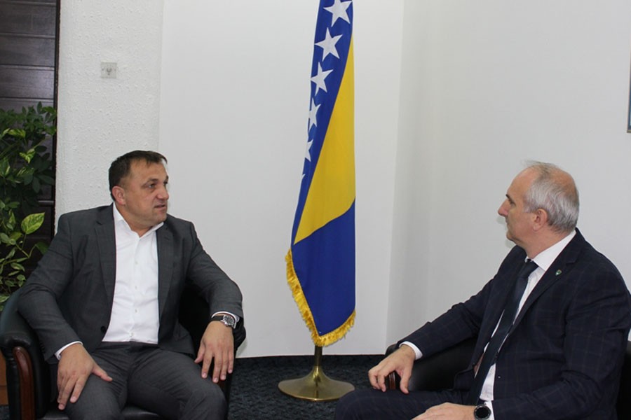 Dedić i Huskić o nastavku saradnje na projektima vodosnabdijevanja