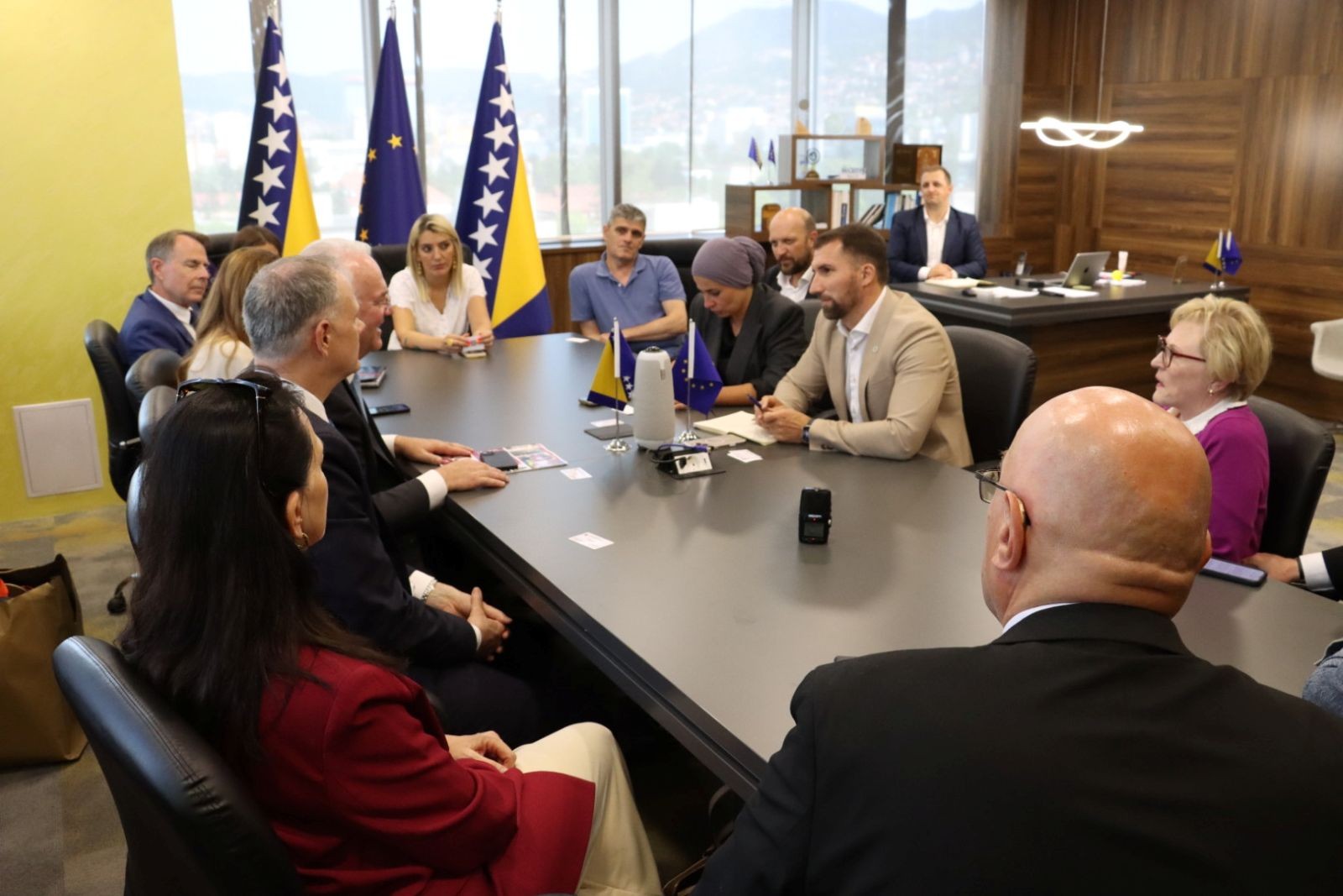 Ministar Delić primio predstavnike Crkve Isusa Krista svetaca posljednjih dana: Dugogodišnji partneri u realizaciji humanitarnih projekata u BiH