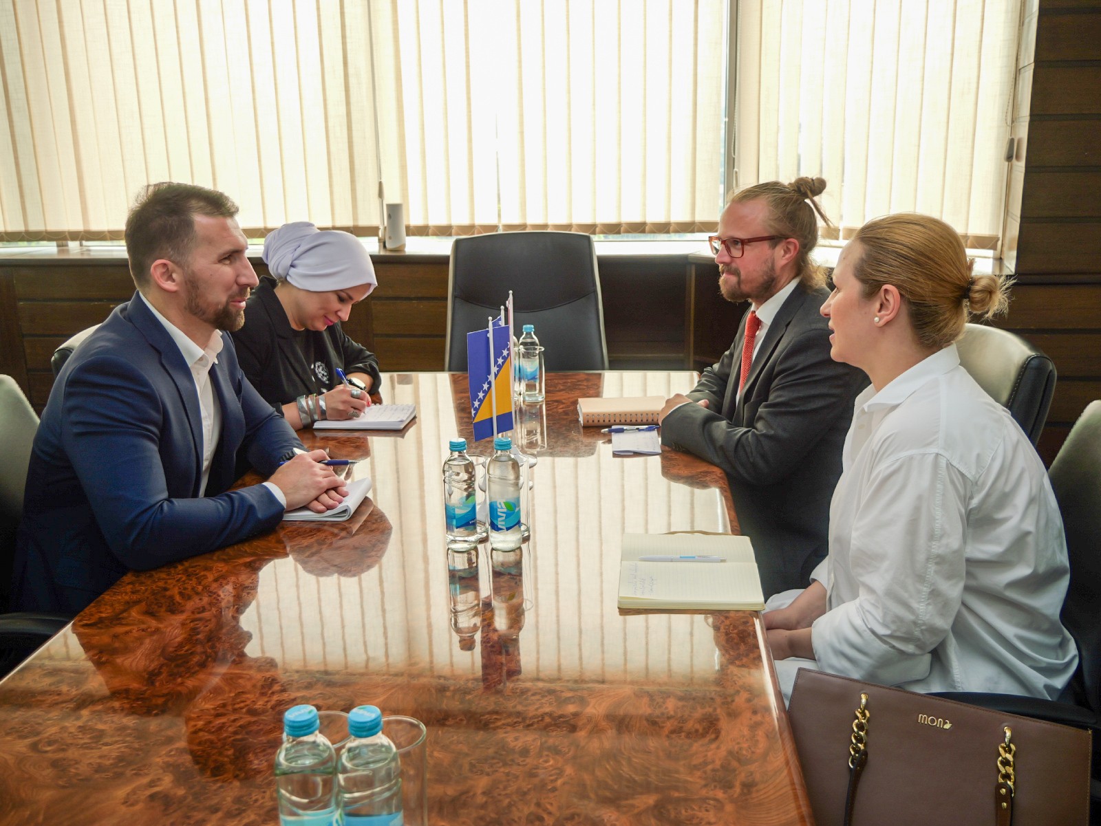 Ministar Delić s atašeom Aignerom: O reintegraciji osoba sa invaliditetom na slobodnom tržištu rada