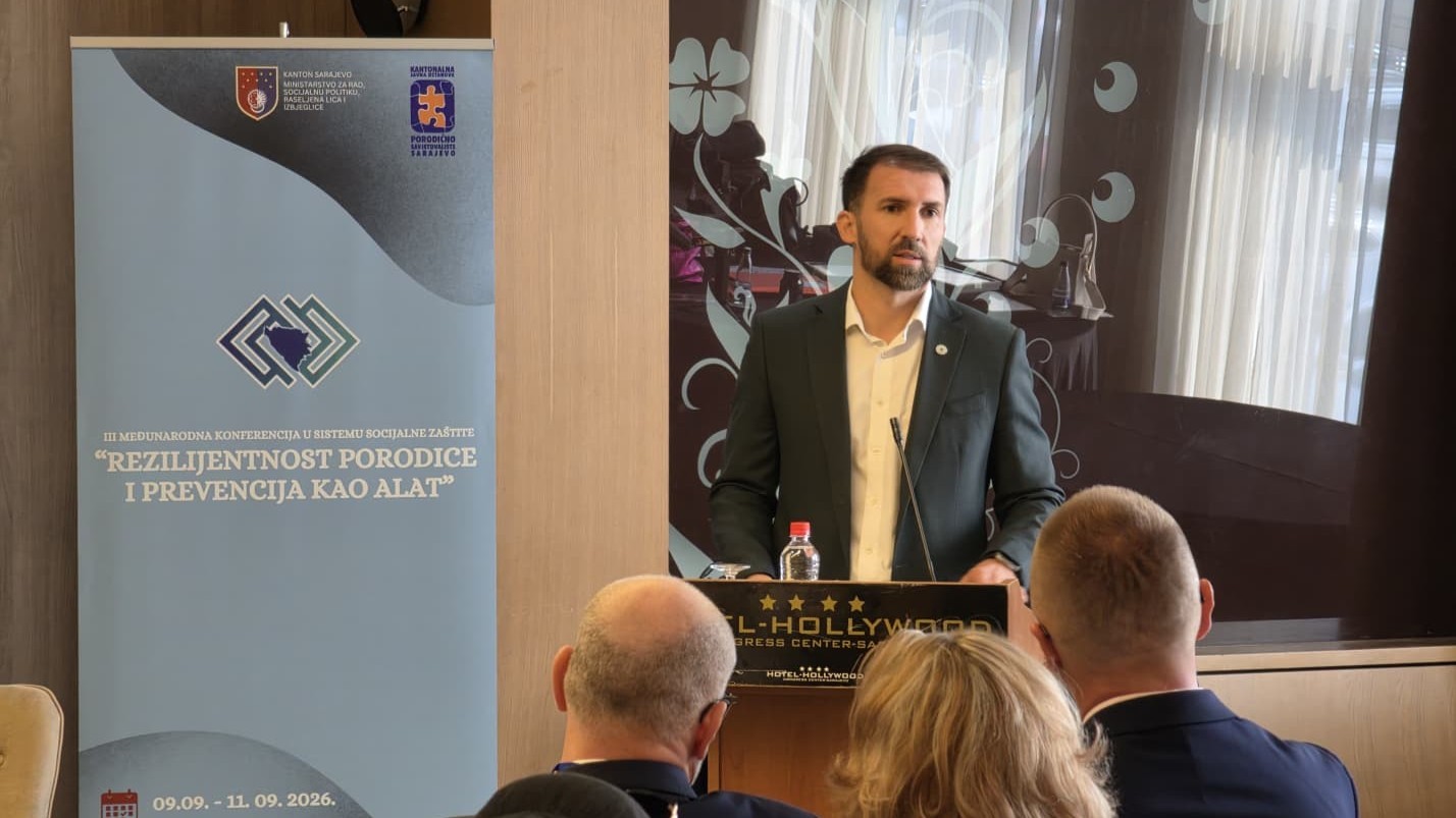 Ministar Delić na Konferenciji „Rezilijentnost porodice i prevencija kao alat“: Porodica koja se suočava s teškoćama ne smije ostati sama