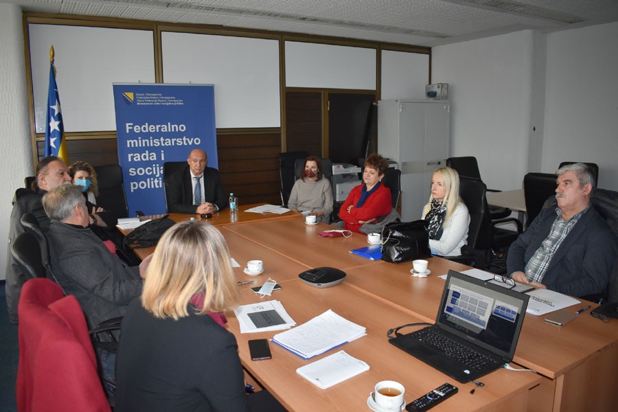 Ministar Drljača s direktoricom FZZZ-a i predsjednikom UP FBiH