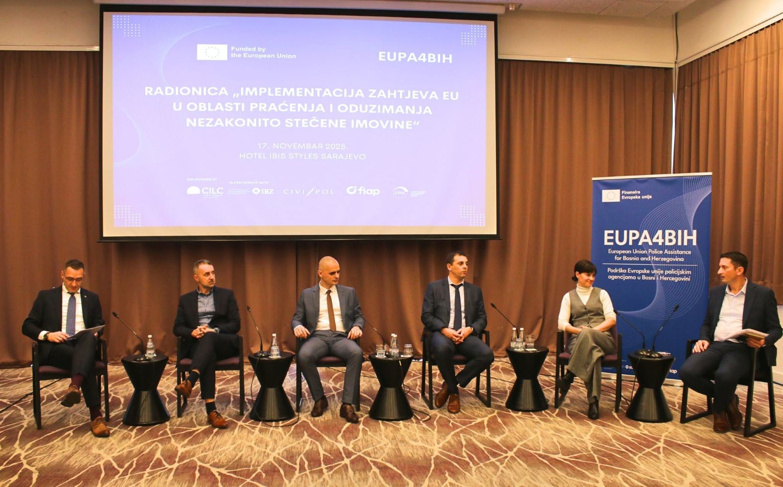 Direktor Bašić na radionici „Implementacija zahtjeva EU u oblasti praćenja i oduzimanja nezakonito stečene imovine“