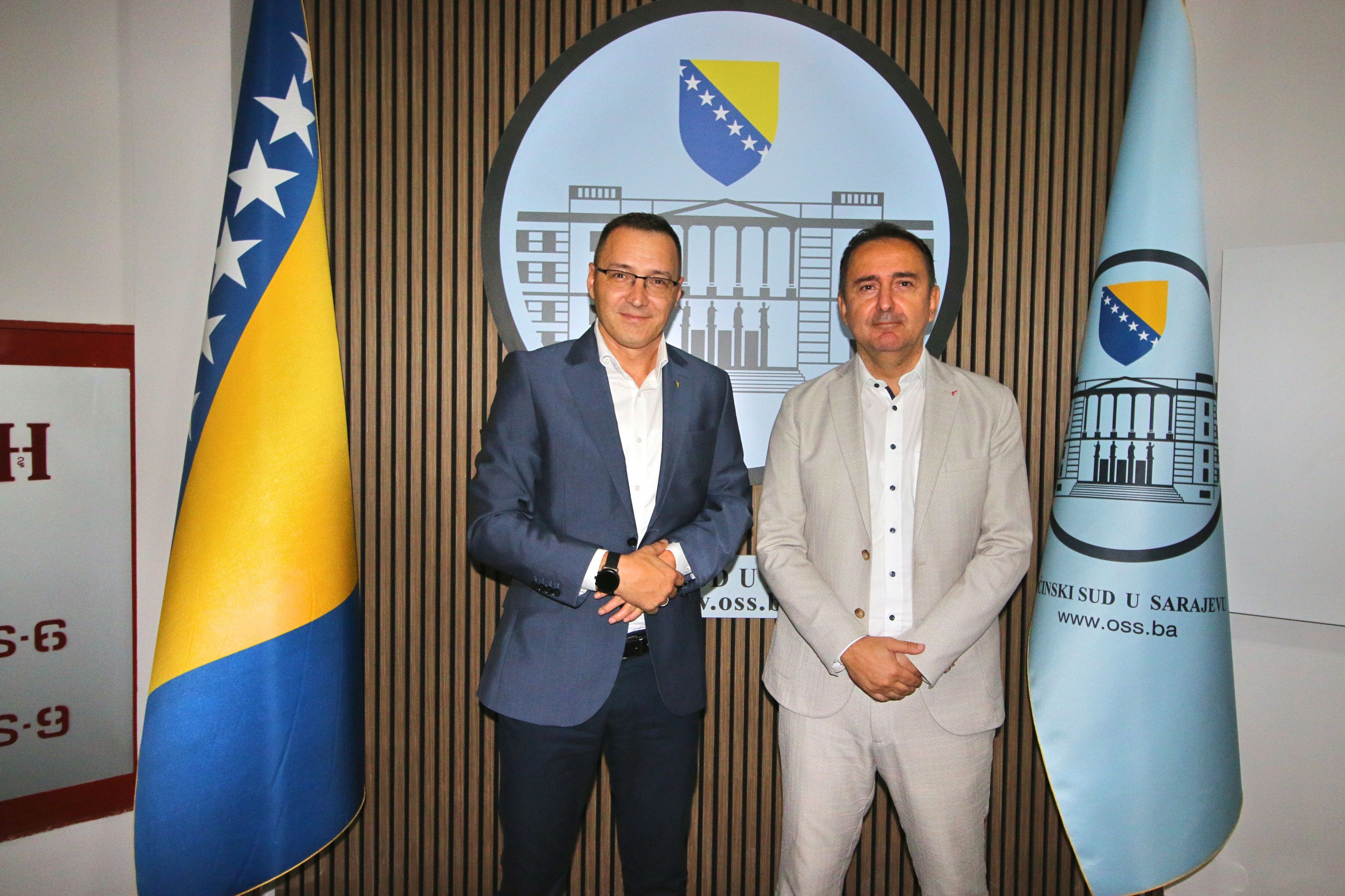 Direktor Bašić razgovarao sa predsjednikom Općinskog suda u Sarajevu