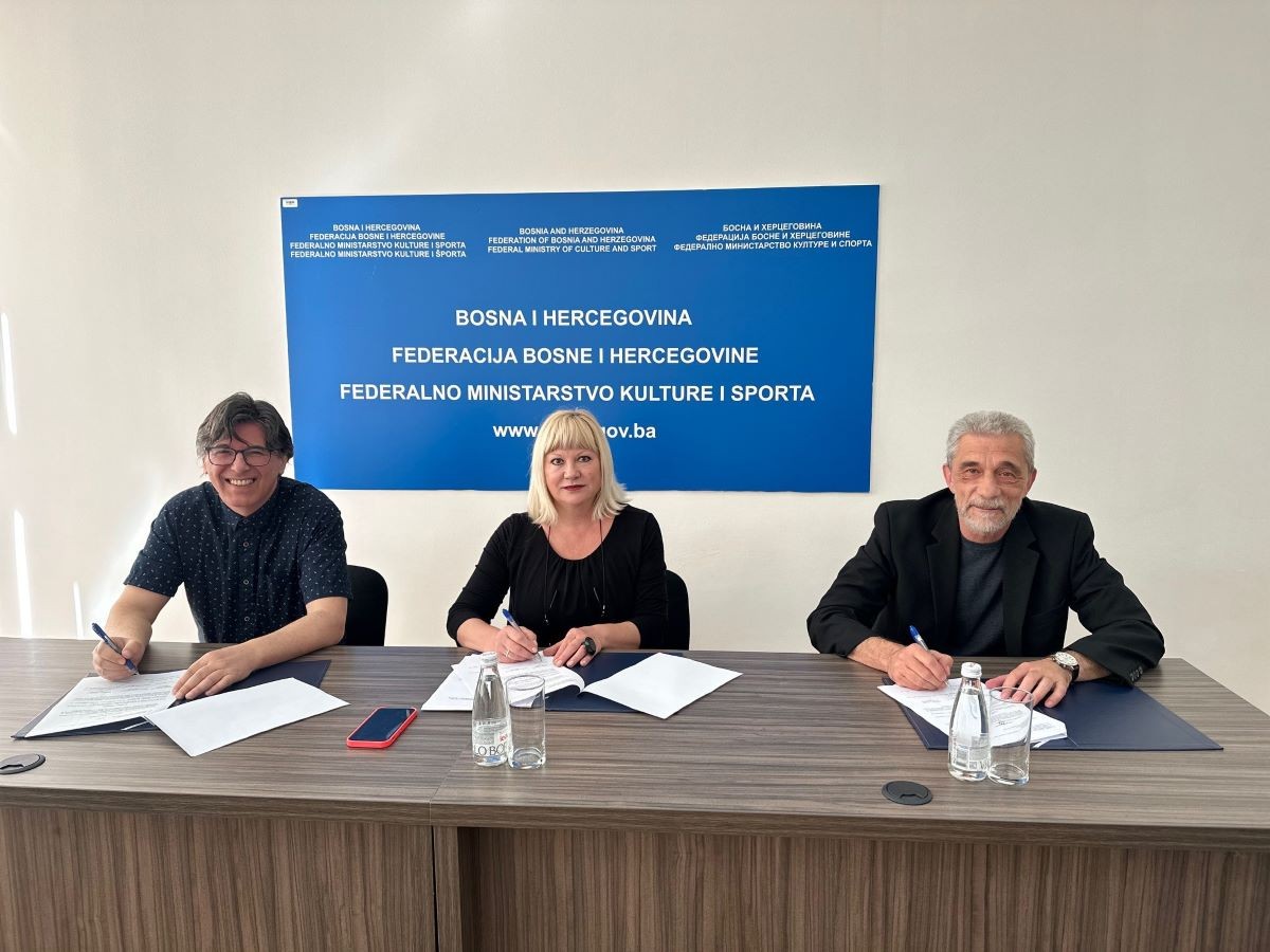 Федерално министарство културе и спорта: Потписан Споразум о реализацији стручне и  научне сарадње са Архитектонским факултетом у Сарајеву