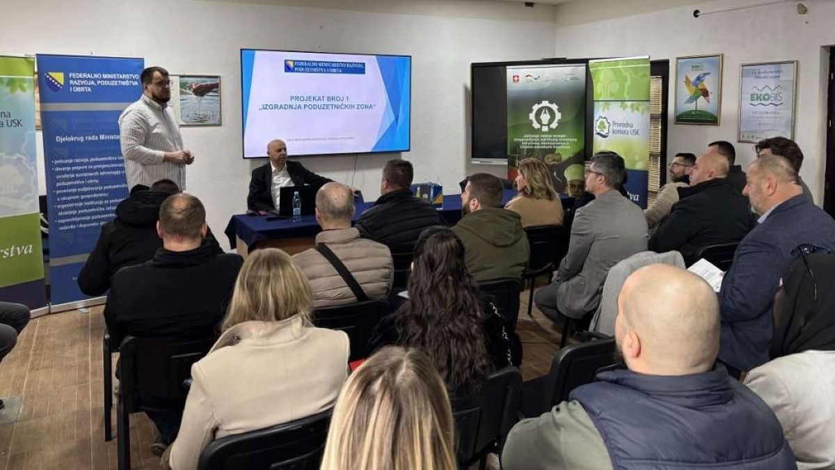 Federalno ministarstvo razvoja, poduzetništva i obrta: Privrednicima USK-a prezentirani programi podrške malim i srednjim preduzećima
