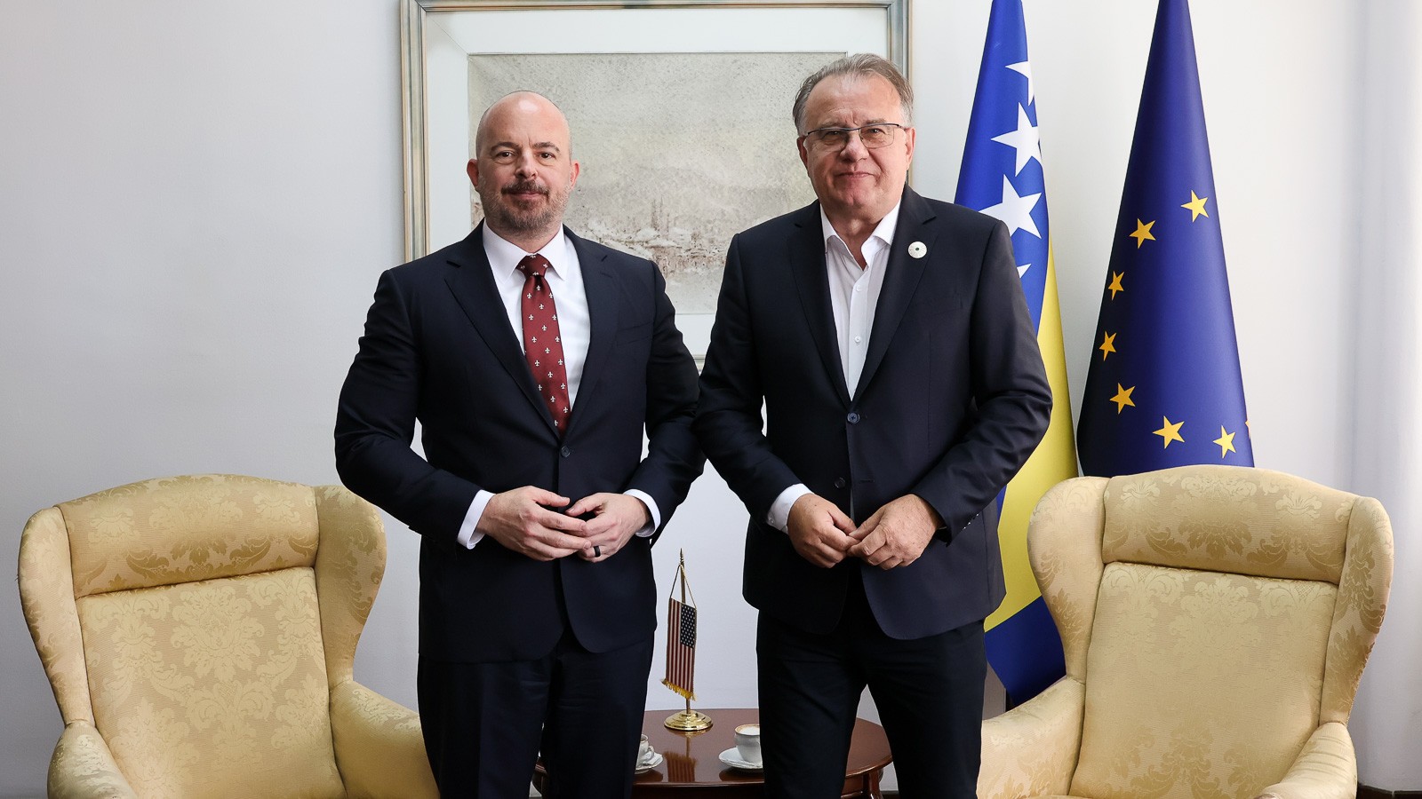 Premijer Nikšić s otpravnikom poslova Ambasade SAD-a u BiH: Prioritet nastavak realizacije strateških energetskih projekata