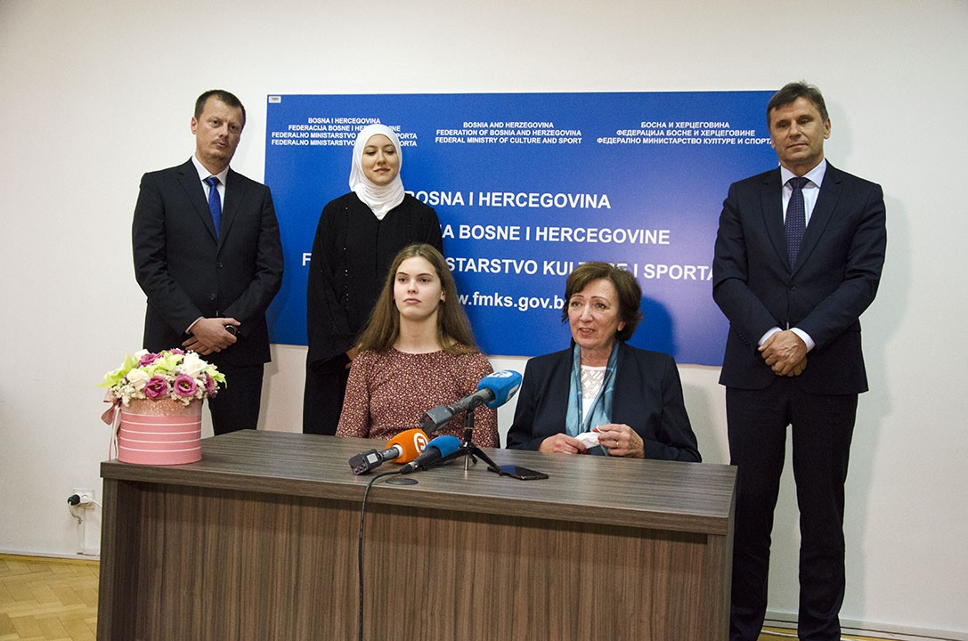 Premijer Novalić i ministrica Dujmović organizirali prijem za Lanu Pudar