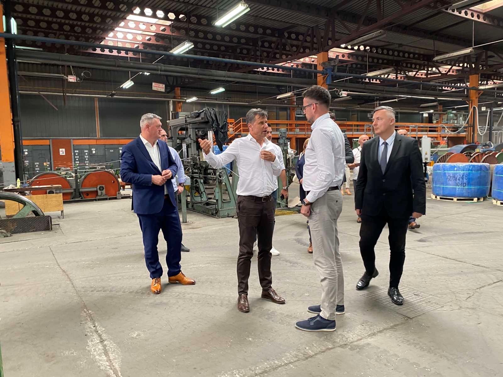 Premijer Novalić posjetio tvornicu kabela i Vjetropark Jelovača u Tomislavgradu