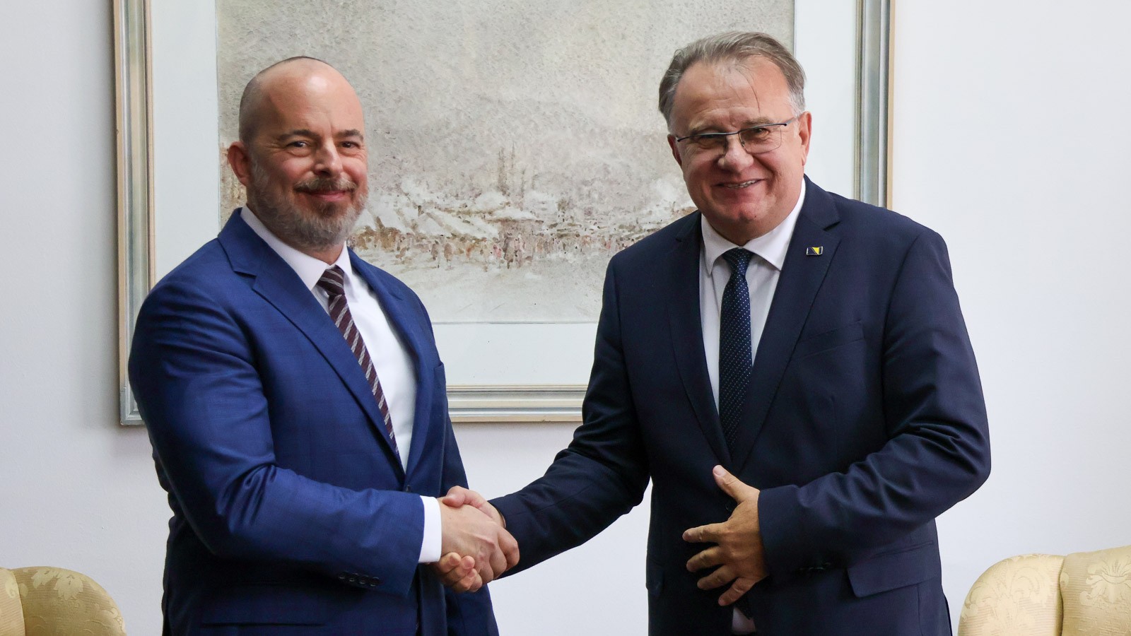 Premijer Nikšić razgovarao sa otpravnikom poslova Ambasade SAD u BiH Ginkelom