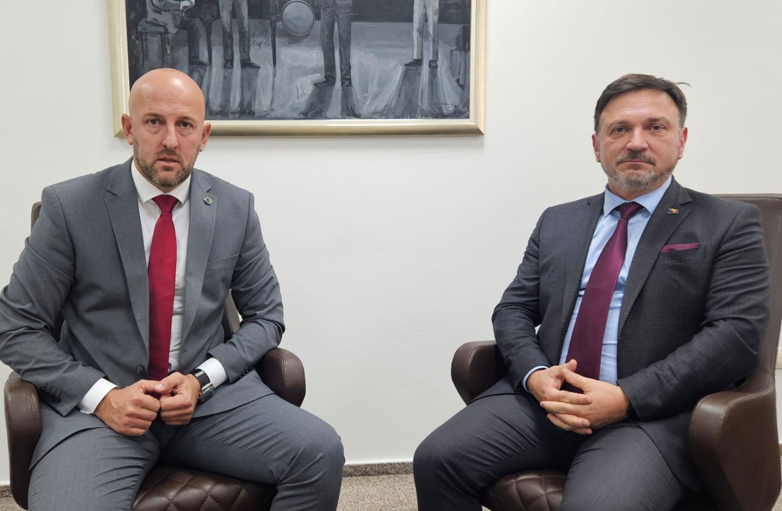 Sastanak ministra Hasičevića sa predsjednikom Grupacije šumarstva i drvne industrije pri Privrednoj komori FBiH zbog poskupljenja cijene peleta