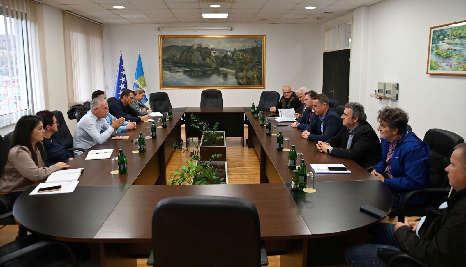 Ministar Hrnjić prisustvovao svečanosti povodom završetka projekta „Zaštita od erozije Zelenih otoka“ u Bosanskoj Krupi