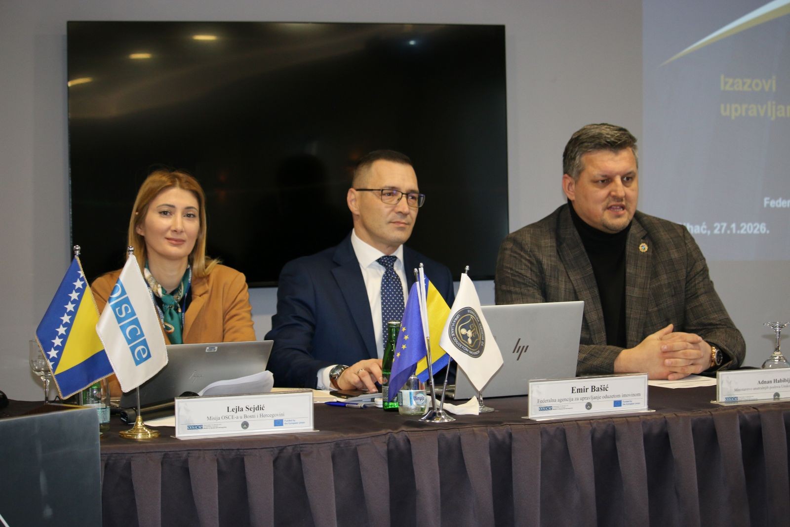 Federalna agencija: Direktor Bašić s ministrom unutrašnjih poslova USK