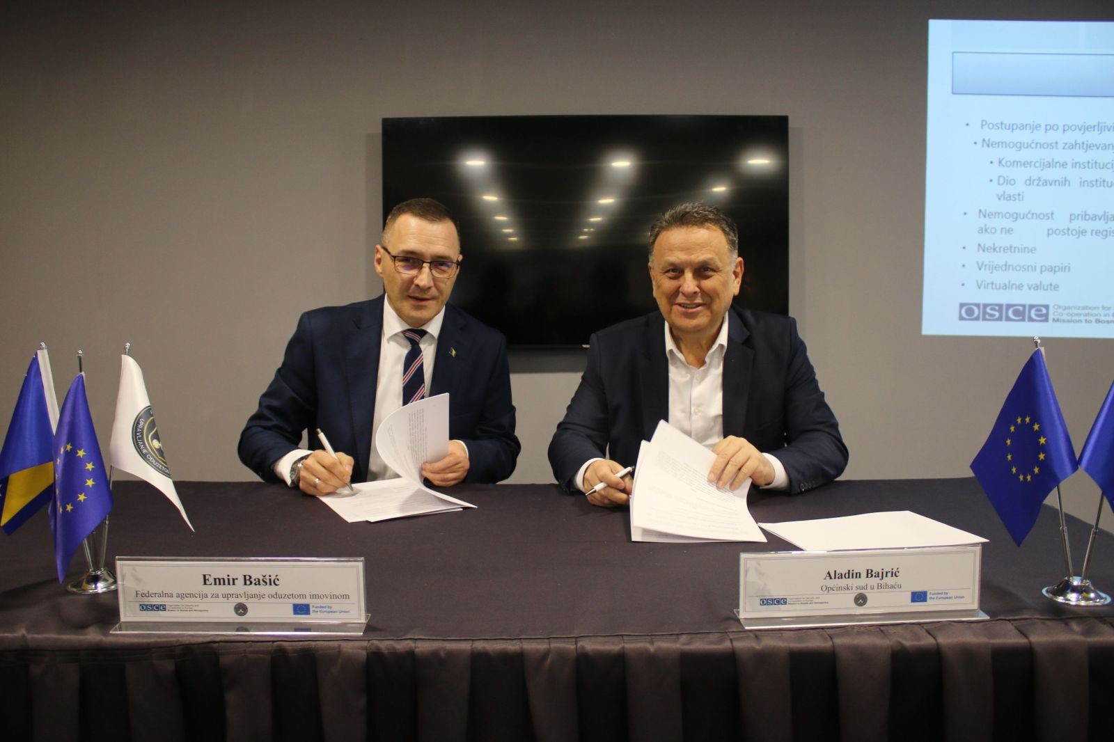 Federalna agencija održala obuku predstavnicima institucija USK