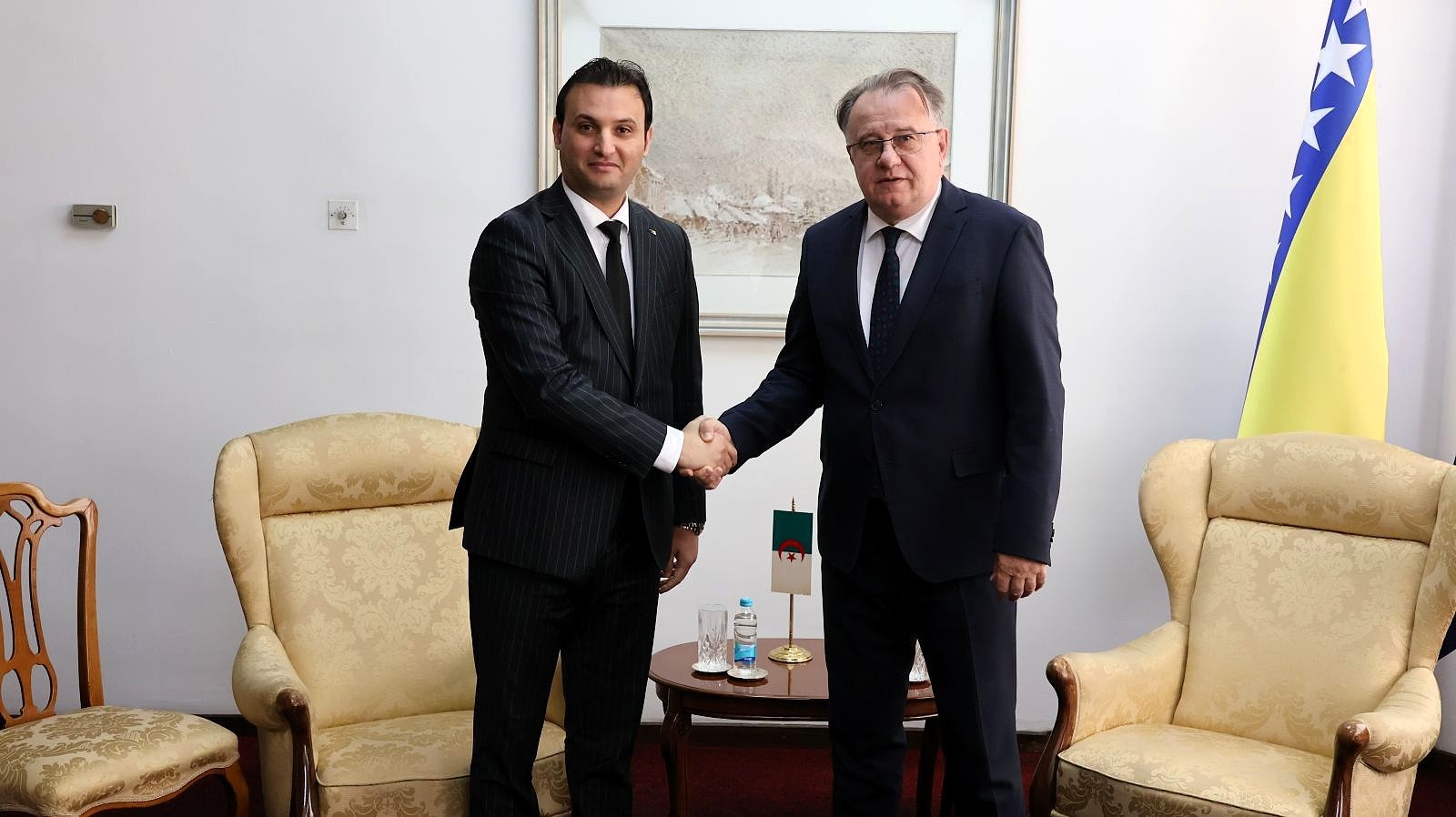 Premijer Nikšić primio u nastupni posjet novoimenovanog ambasadora Alžira u BiH Mohammeda Meraimija