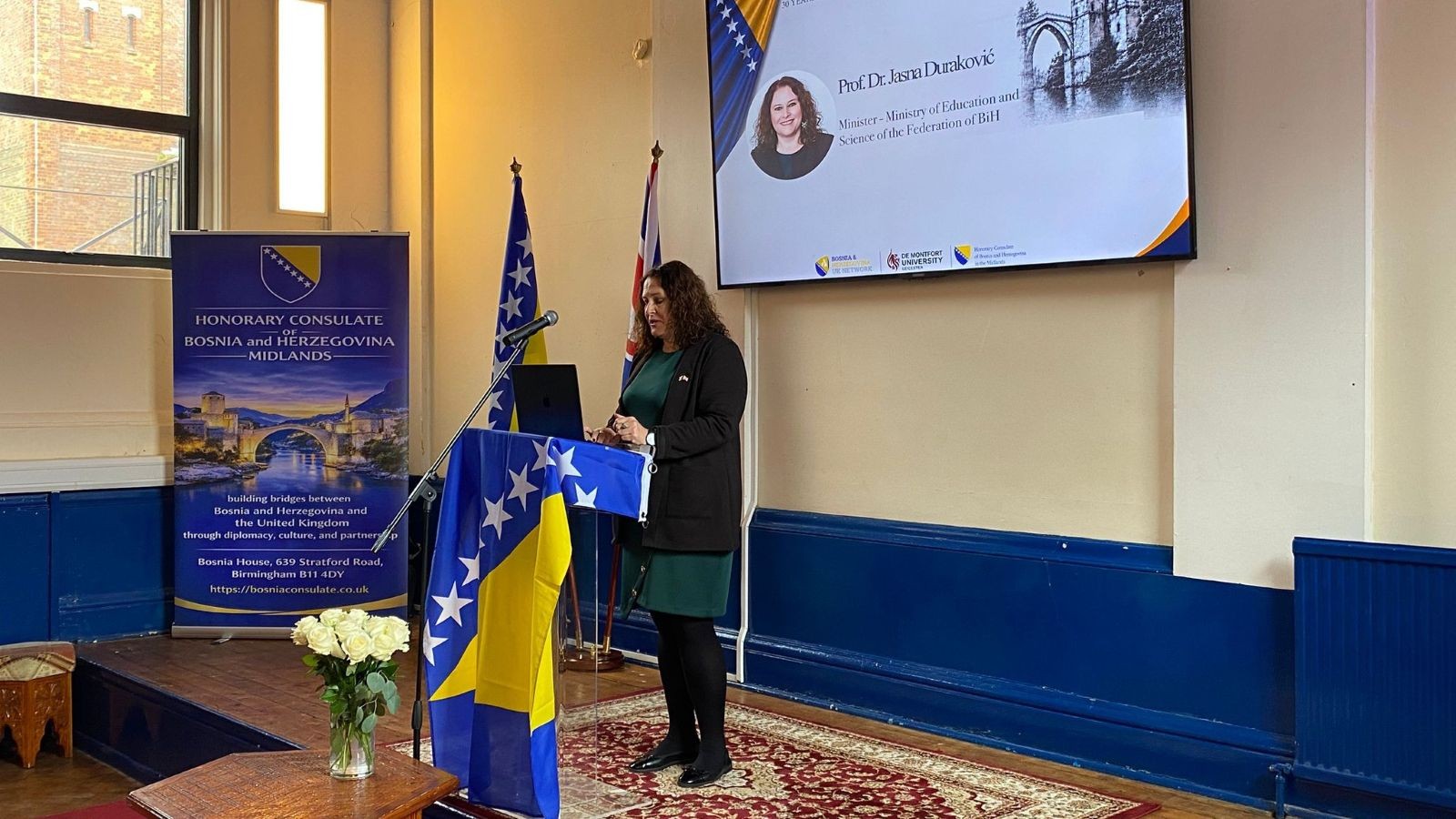 Ministrica Duraković govorila na konferenciji u Birminghamu o obrazovanju, bh. dijaspori i međunarodnoj saradnji