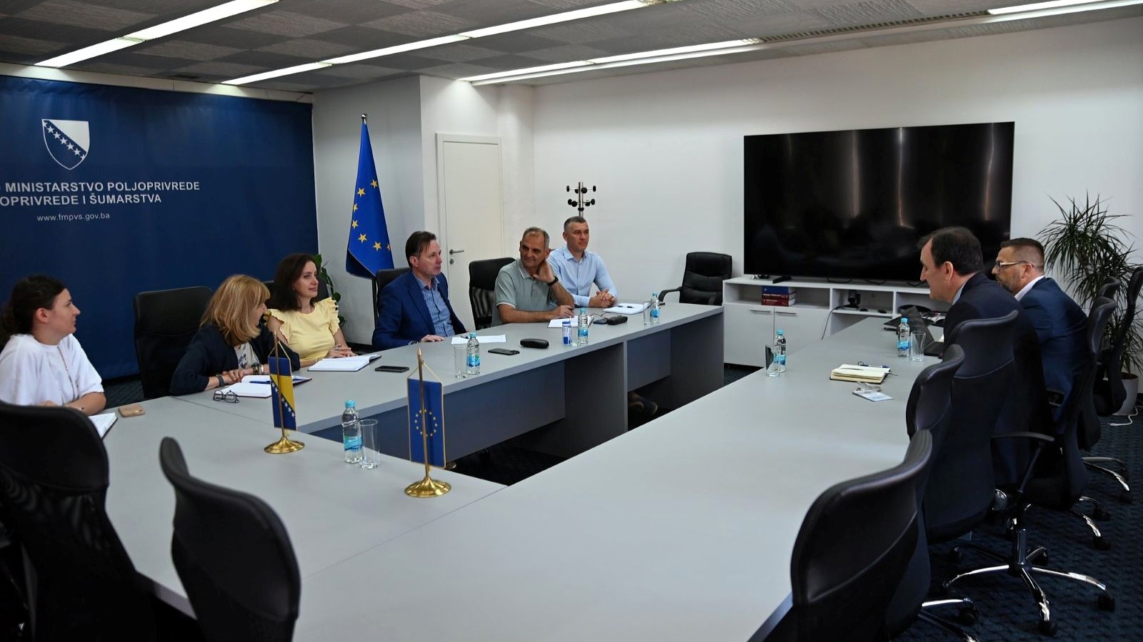 Ministar Hrnjić sa šefom Ureda UNESCO-a u BiH razgovarao o projektima zaštite voda