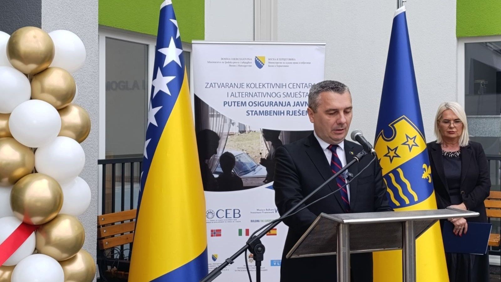 Министар Диздар на отворењу новоизграђеног објекта „Дом за стара и изнемогла лица Горажде“