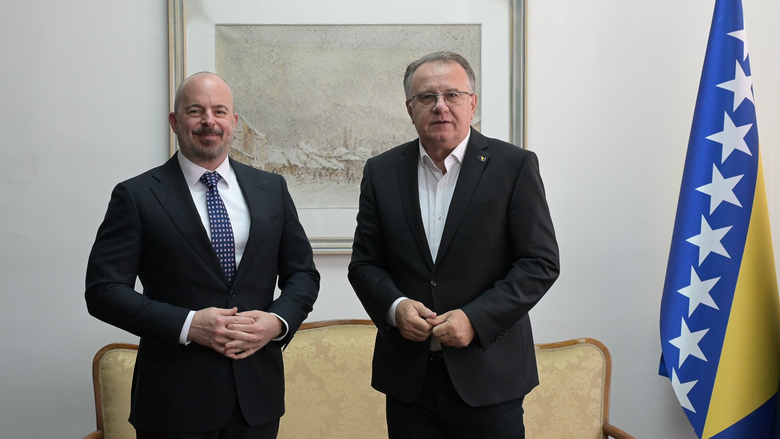 Premijer Nikšić razgovarao sa otpravnikom poslova Ambasade Sjedinjenih Američkih Država u BiH Ginkelom