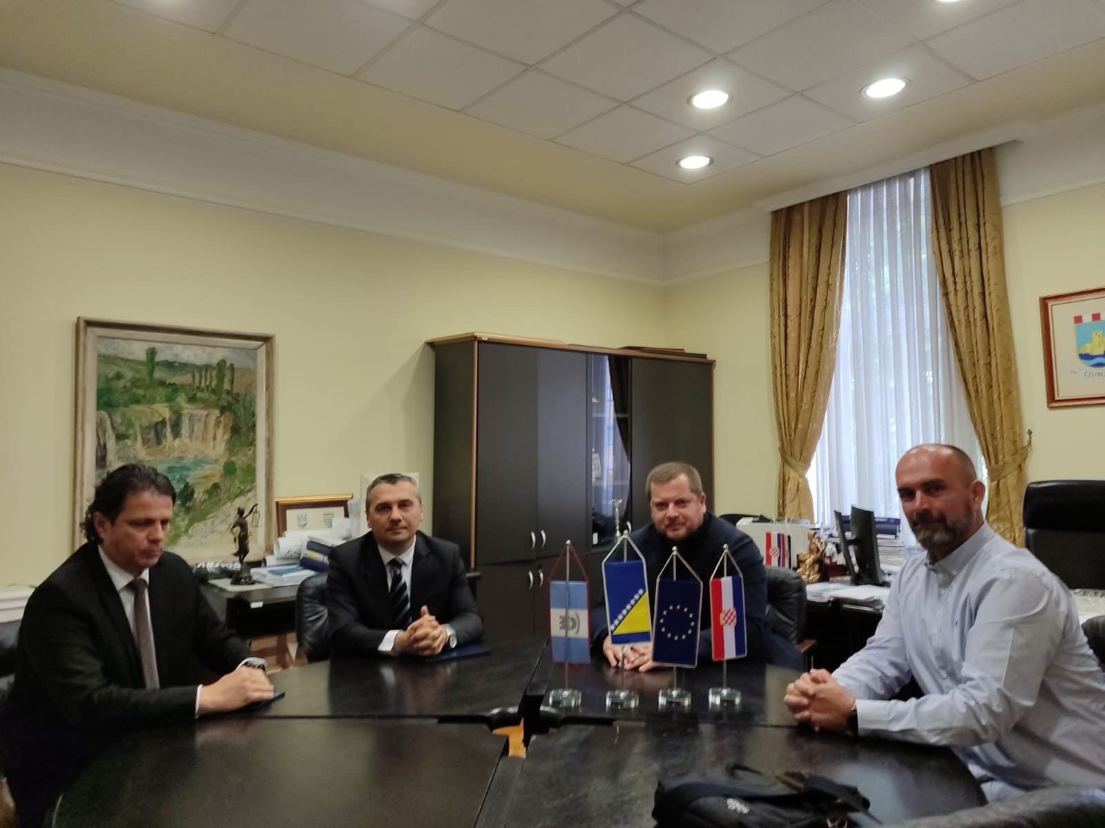 Ministri Kraljević i Dizdar razgovarali sa gradonačelnikom Ljubuškog