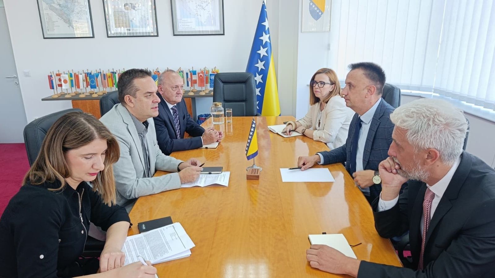Ministar Lakić s predstavnicima Aerodroma Sarajevo: Balkan Shield otvorio nove mogućnosti za podršku izvozu namjenske industrije