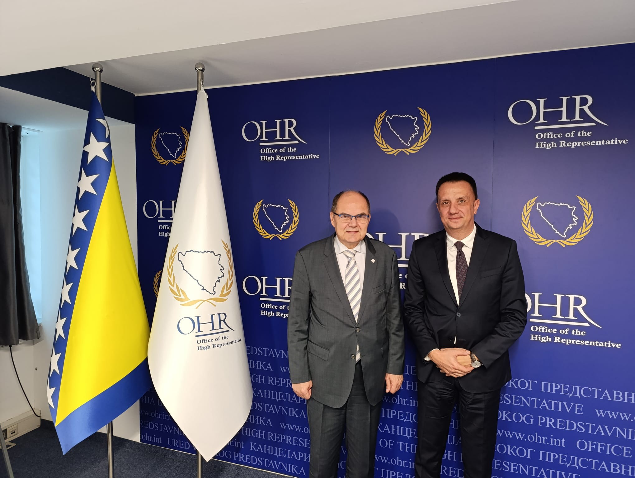 Ministar Lakić s visokim predstavnikom Schmitom: Južna interkonekcija i državna imovina u fokusu