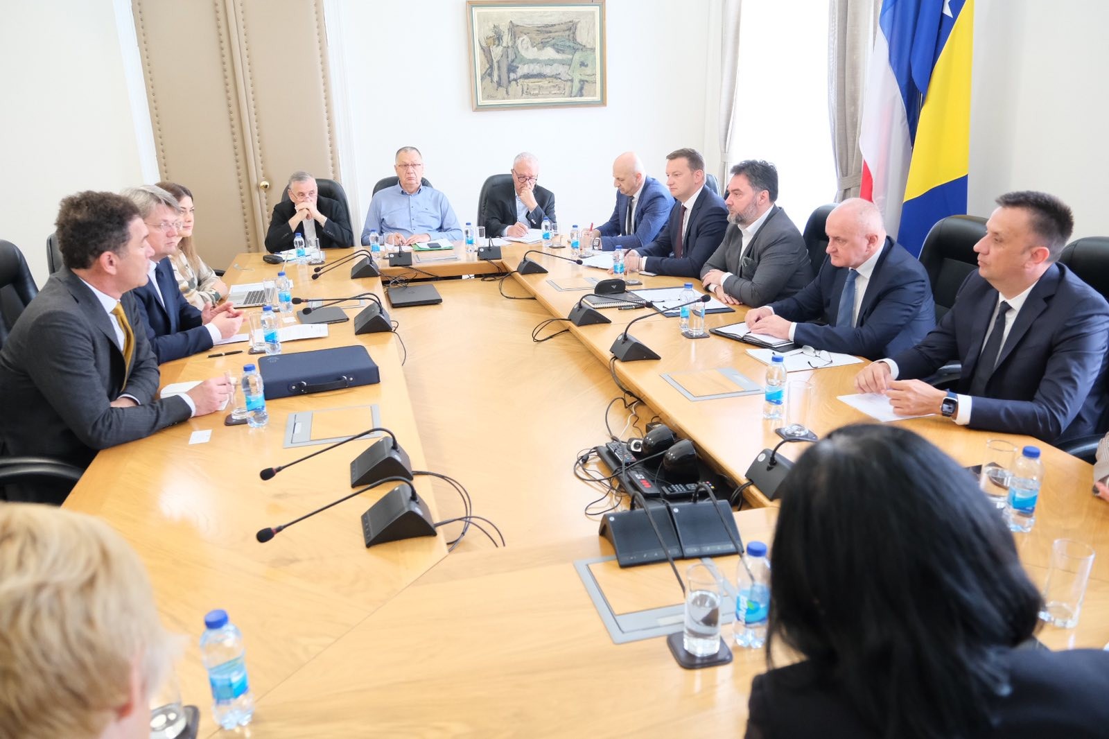 Ministri Košarac, Lakić, Đokić razgovarali sa direktorom Sekretarijata Energetske zajednice Lorkowskim