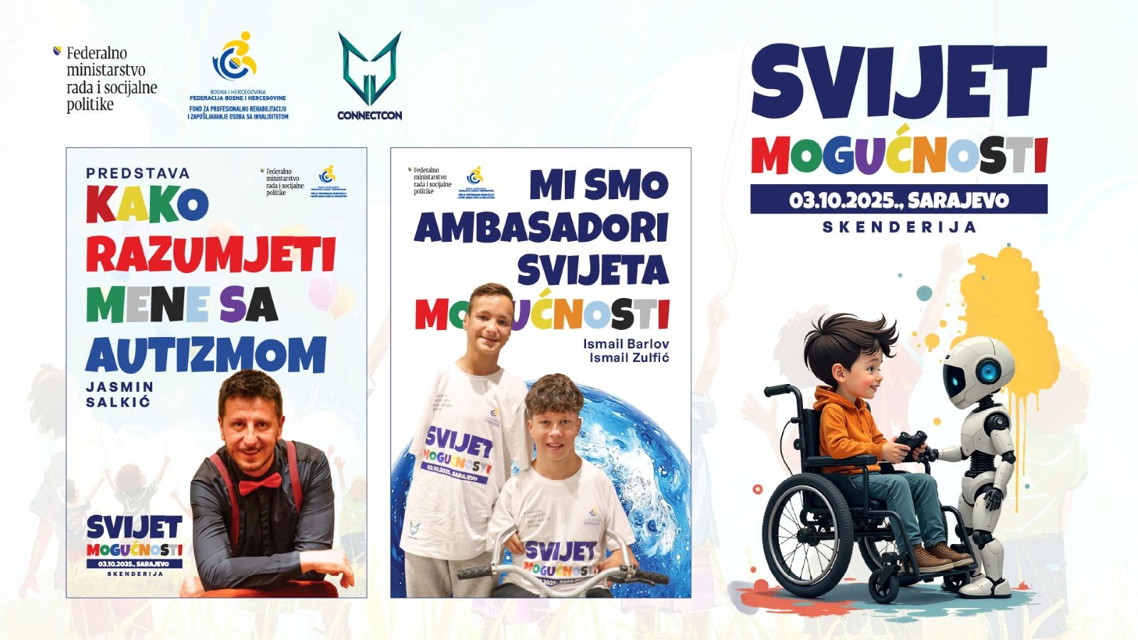 FMRSP: Sutra u Sarajevu jedinstven inkluzivni događaj “Svijet mogućnosti”