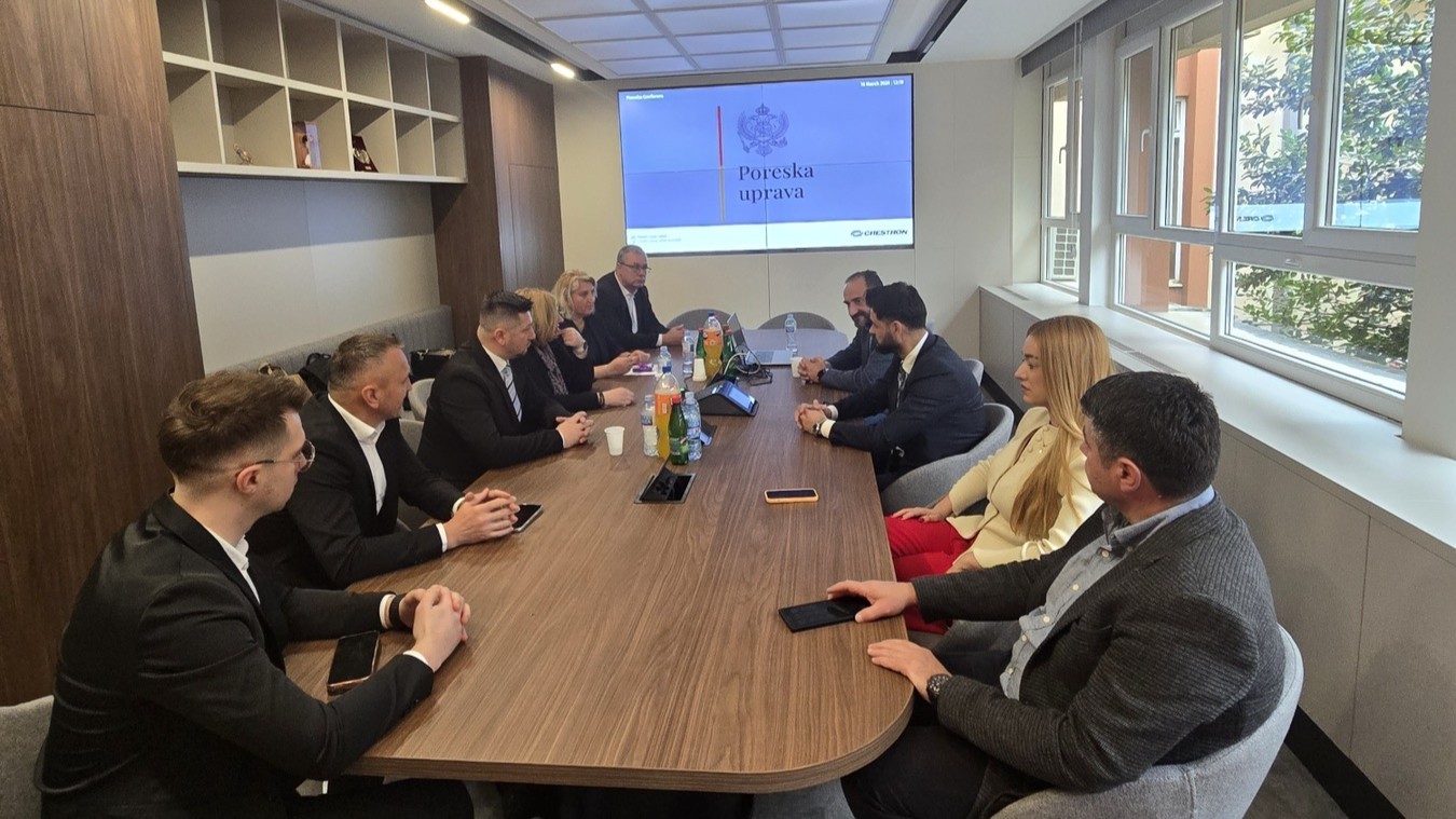 Delegacija Porezne uprave Federacije BiH u posjeti Poreskoj upravi Crne Gore