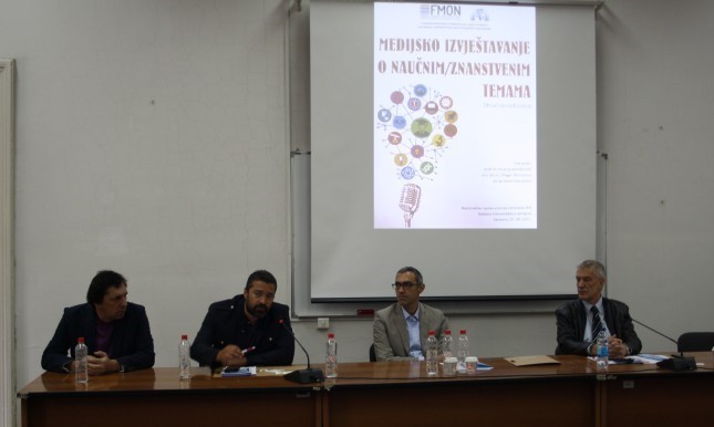 FMON: Održana radionica „Medijsko izvještavanje o naučnim/znanstvenim temama“