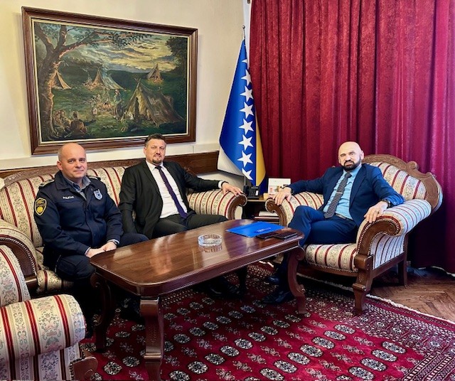 Ministar Isak održao sastanak sa ministrom Habibijom i zamjenikom direktora Uprave policije USK-a Kozlicom