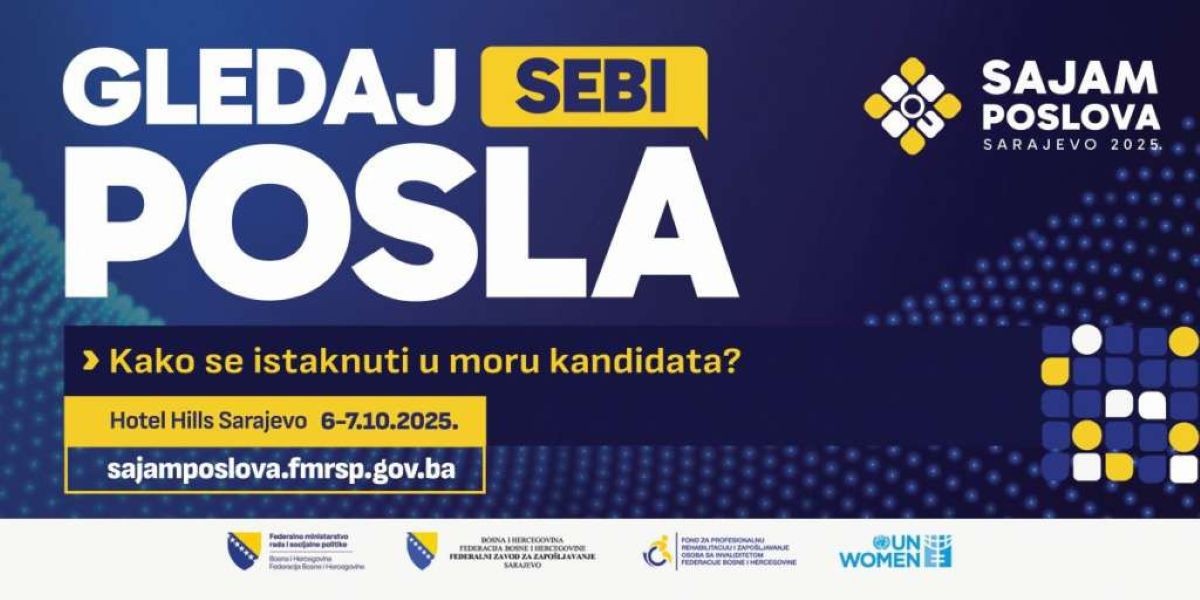Sutra konferencija za medije povodom Sajma poslova „Gledaj sebi posla 2025“