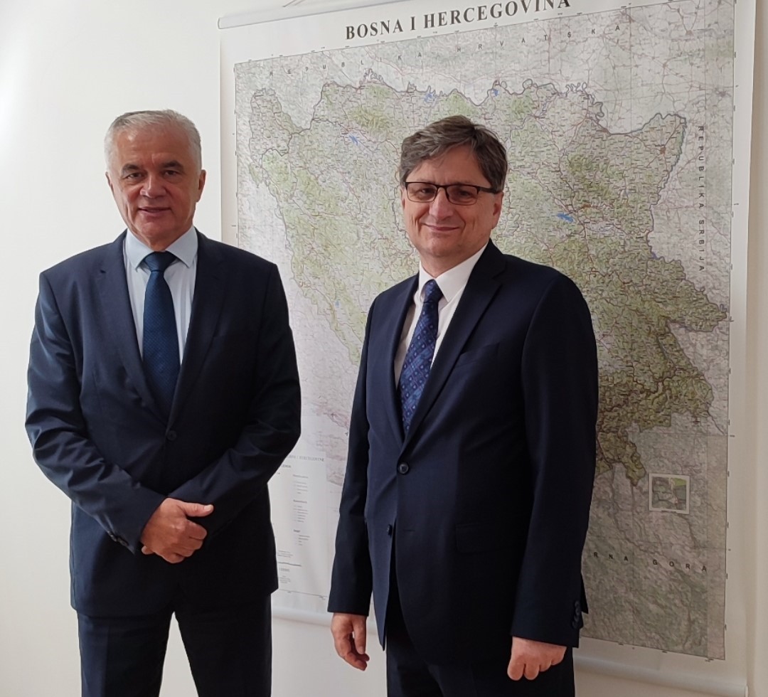 Federalnu upravu za geodetske i imovinsko-pravne poslove posjetio direktor Geodetske uprave Hrvatske: Saradnja na izuzetnom nivou