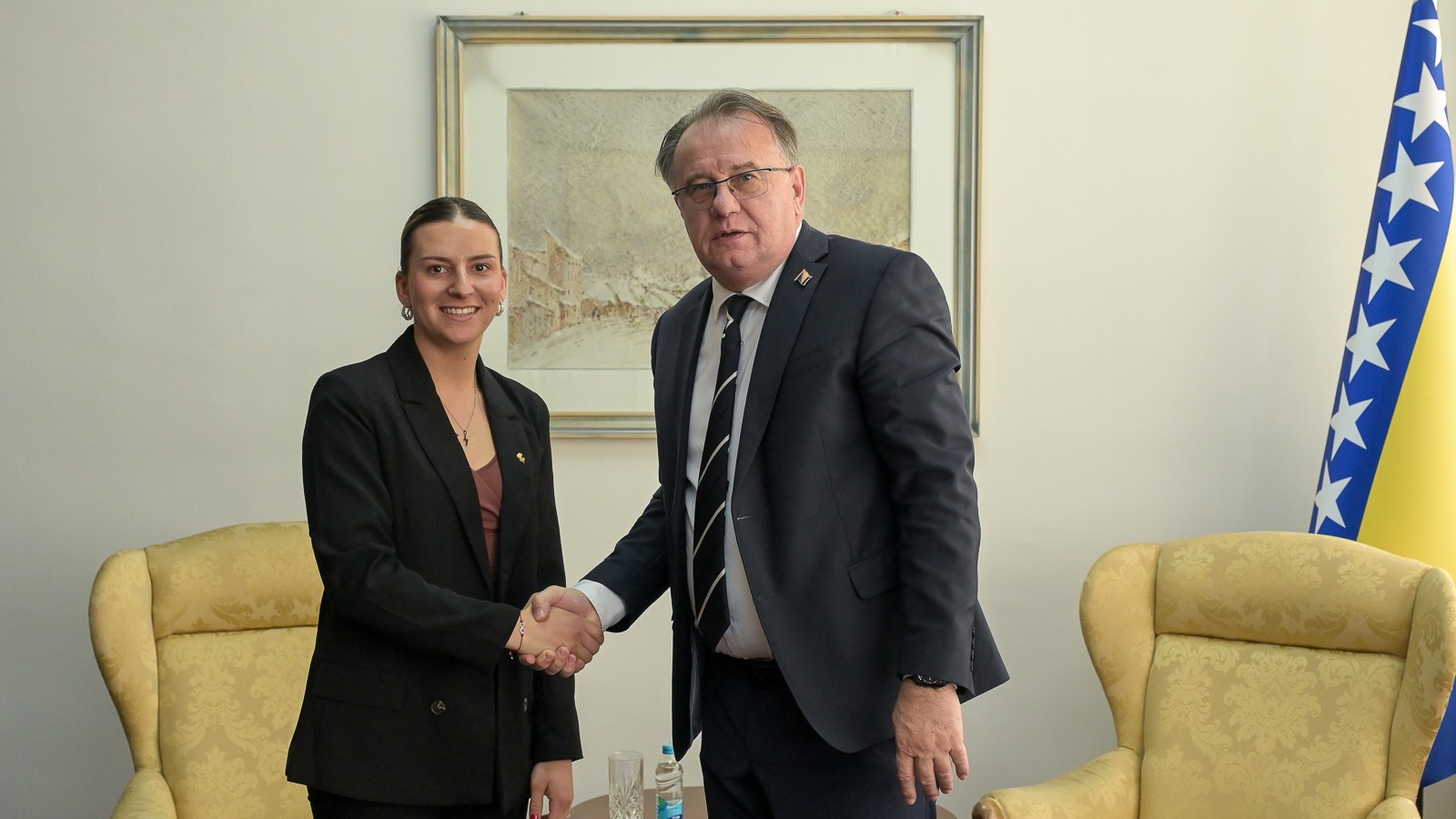 Premijer Nikšić: Podržavamo našu najbolju skijašicu Elvedinu Muzaferiju