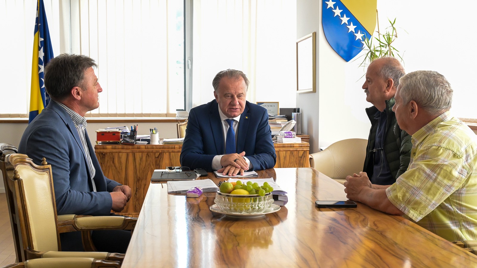 Премијер Никшић с представницима ЈОБ Унија ветерана БиХ: Подршка измјенама и допунама Закона о правима демобилизираних бораца