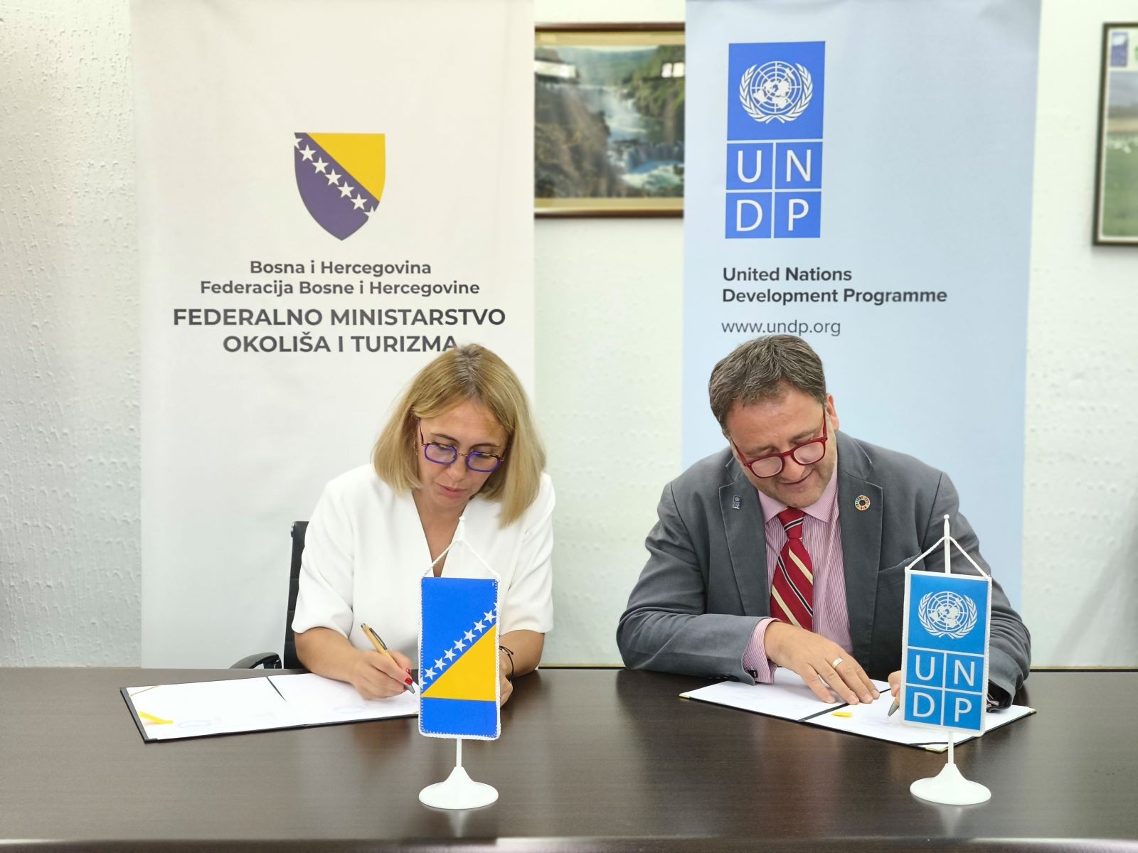 Ministrica Pozder potpisala sporazum s UNDP-em: Više od 1,1 milion KM za zelenu tranziciju