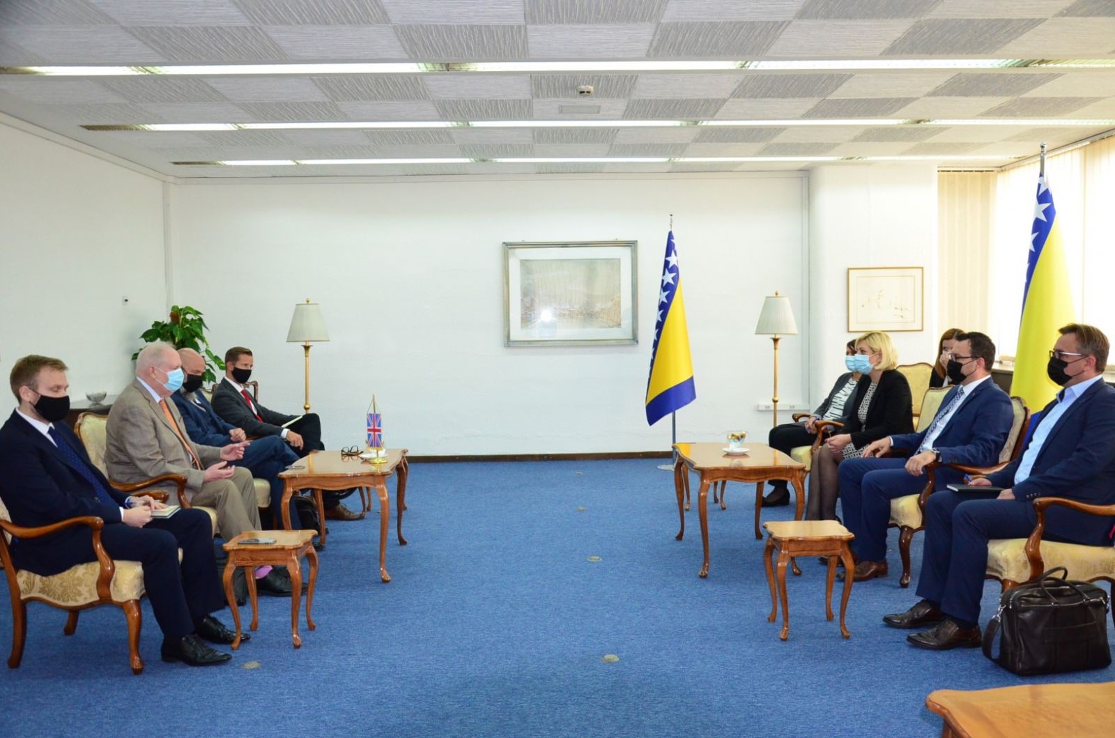 Džindić i Đapo ugostili ambasadora Davida Morana: U fokusu klimatske promjene