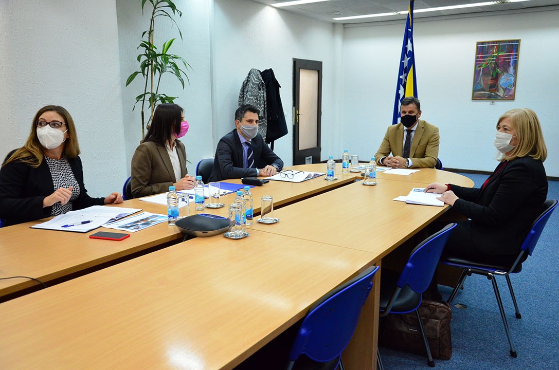 Novalić i Milićević s delegacijom EBRD-a