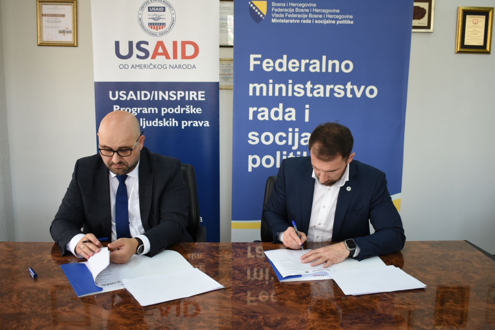 Potpisan memorandum o razumijevanju između FMRSP i USAID/INSPIRE programa