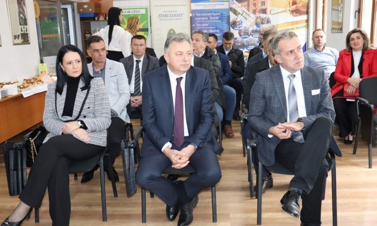 Ministar Zukić o pomoći goraždanskim obrtnicima i otvaranju zone Rasadnik